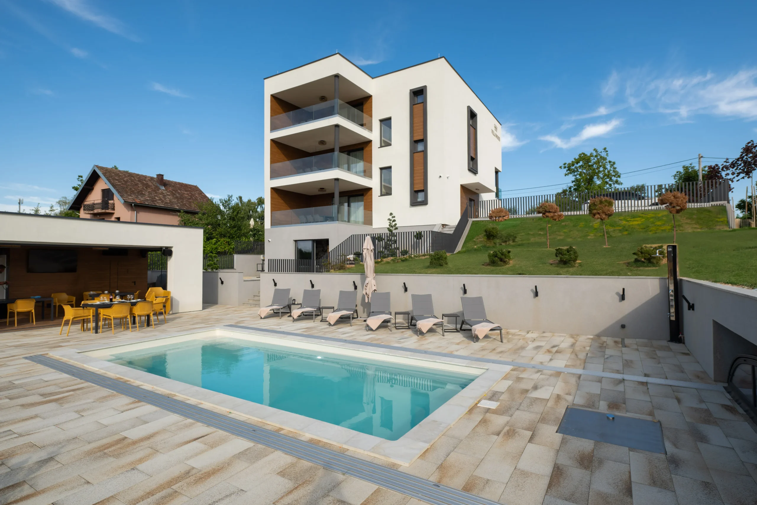 Luxury villa with heated outdoor pool near Zagreb Croatia