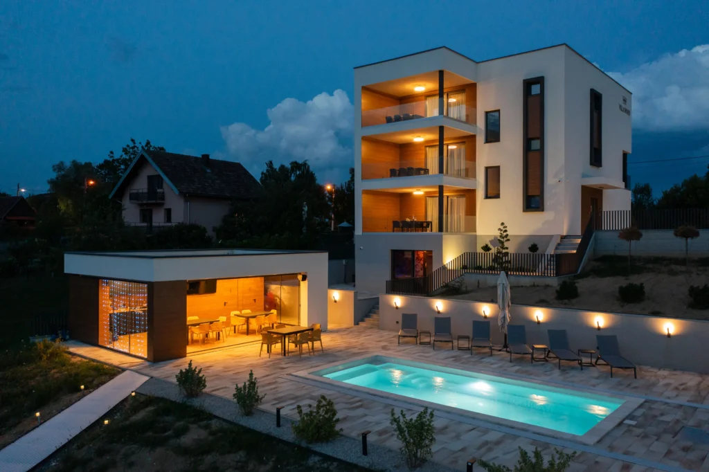 Luxury villa with heated outdoor pool near Zagreb Croatia